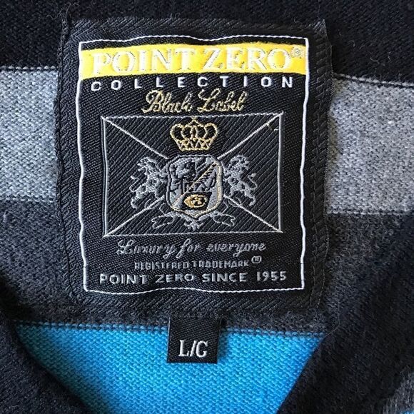 Point Zero Black Label Knit Pullover Sweater L - Picture 7 of 8